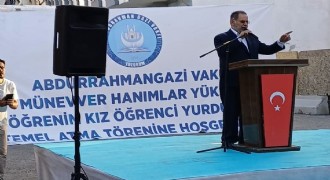 AGV Kız Öğrenci Yurdunun temelleri atıldı