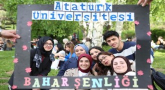 Atatürk Üniversitesi bahar şenliği tamamlandı