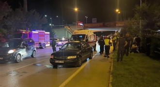 Aziziye'de trafik kazası: 1 yaralı
