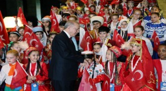 Cumhurbaşkanı Erdoğan'dan 23 Nisan mesajı