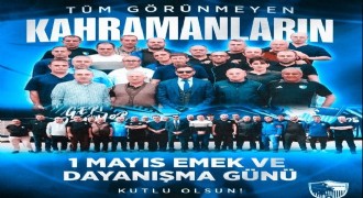 Erzurumspor’dan 1 Mayıs kutlaması