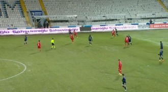 Erzurumspor ilk yarıyı galibiyetle tamamladı