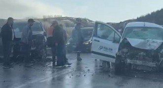 İspir Toprakkale’de trafik kazası: 4 yaralı