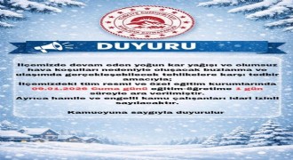 Karlıova’da eğitime 1 gün ara verildi