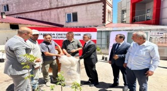 Pazaryolu'nda meyve üreticilerine destek