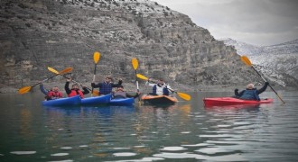 Tortum Gölünde sıra dışı etkinlik