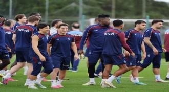 Trabzonspor'da Samsunspor maçı hazırlıkları devam etti