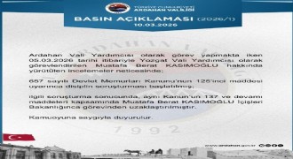 Vali yardımcısı görevden uzaklaştırıldı