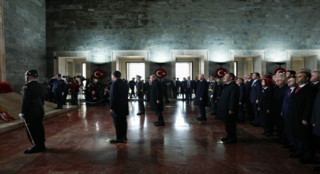Erdoğan, Anıtkabir’de düzenlenen törene katıldı