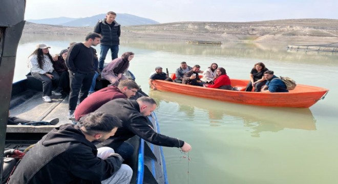 Su Ürünleri Fakültesinden saha çalışması