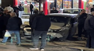 Aziziye'de trafik kazası: 1 yaralı