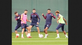 TS'da Samsunspor maçı hazırlıkları sürüyor